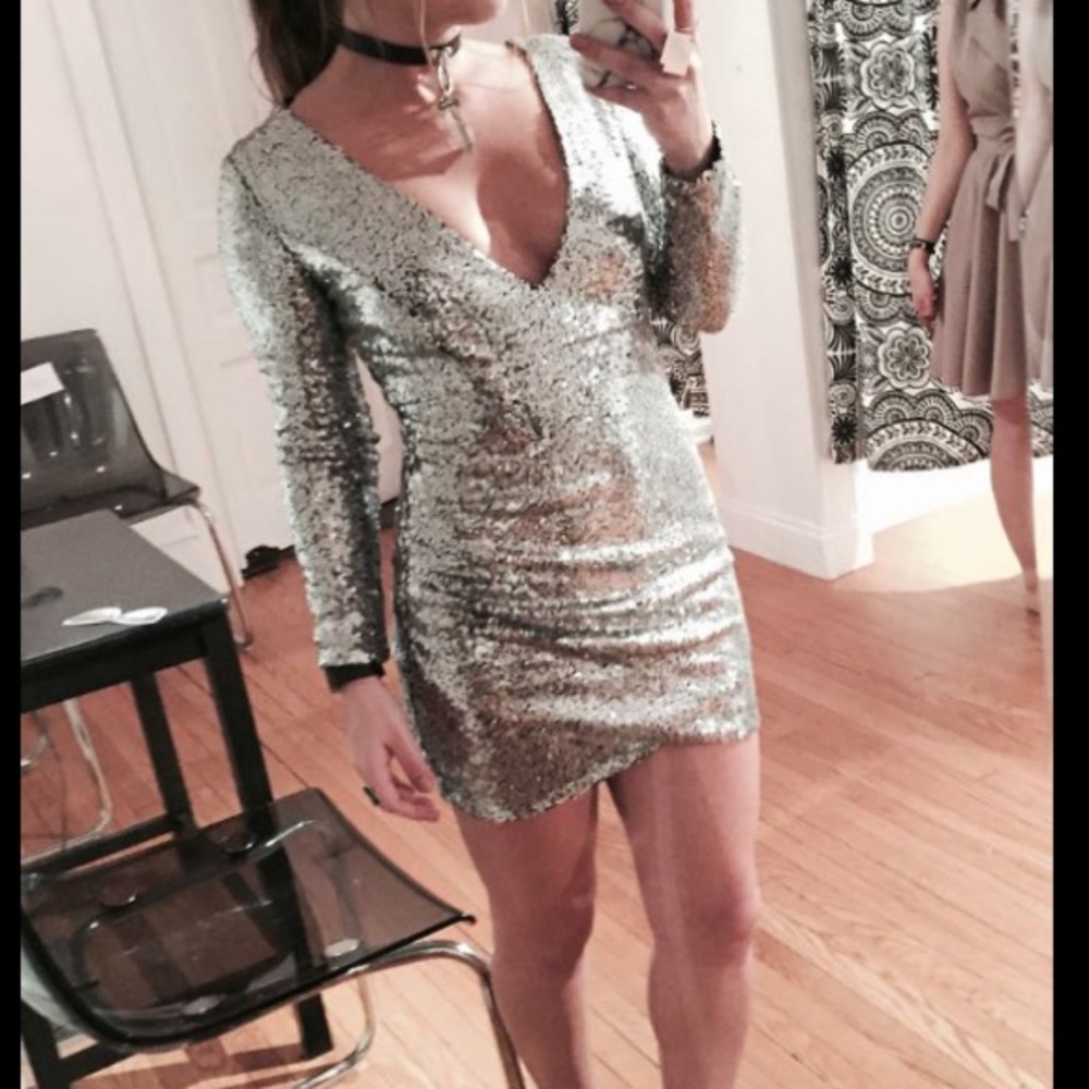 Sequins birthday dress